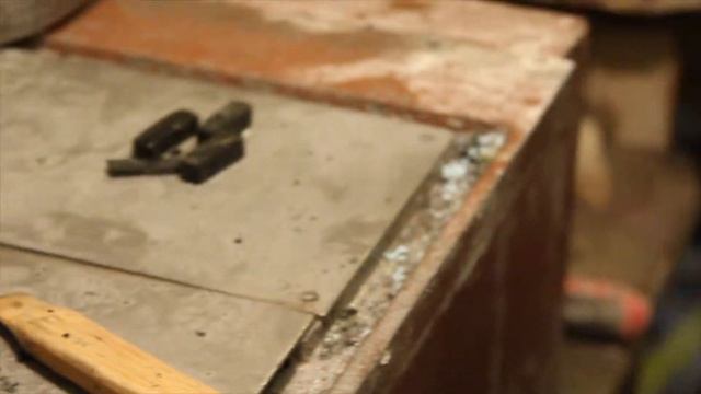 Sawing Glazes. Mosaic On The Tombstone. Rose