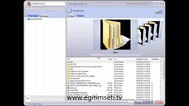 Ders153 EDrawings Ve SolidWorks Explorer