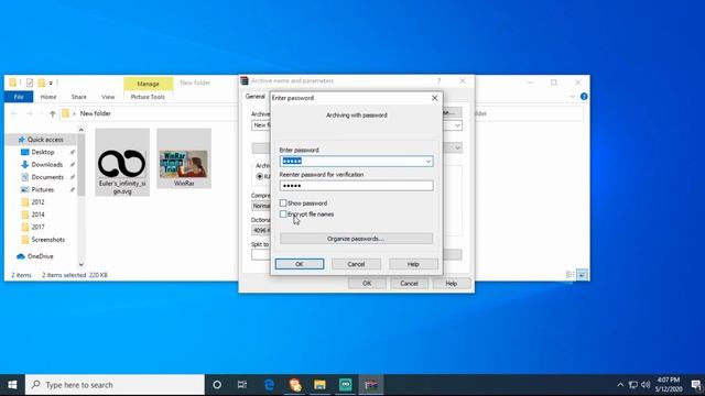 How To Set Password In Winrar