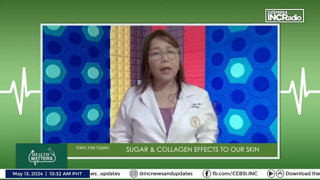 Sugar & Collagen Effects To Our Skin | Health Matters | May 13, 2024
