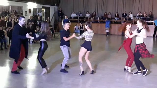 Amistad 2019. Bachata, мастера (финал, перетанцовка 2)