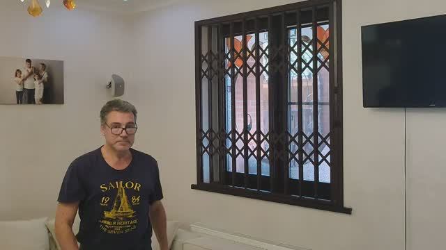 Раздвижная решётка под винтаж. На окно. Ust55. Ru.