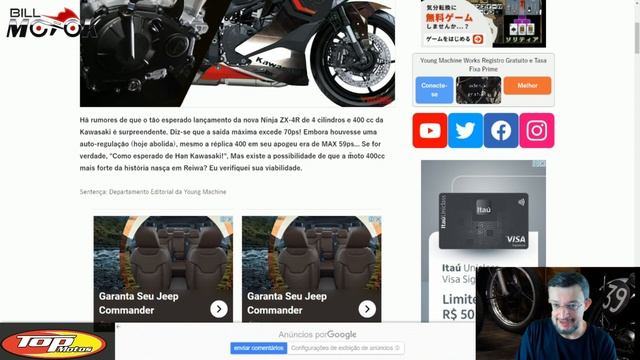 ZX 4R Pode Ser A Mais Potente Da Categoria E Atualizações Das Novidades KAWASAKI Brasil E No Mundo.