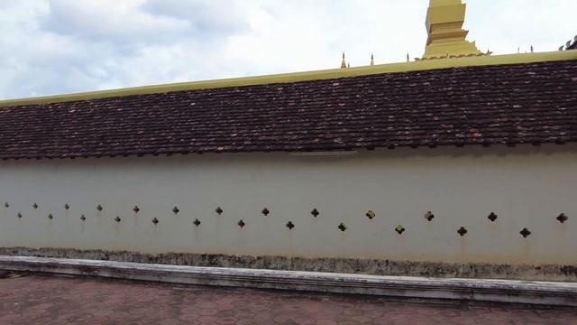 That Luang Stupa (Pha That Luang) & Temple Relaxing Walk Jul2023 #WanderingLeisure #vientiane #laos