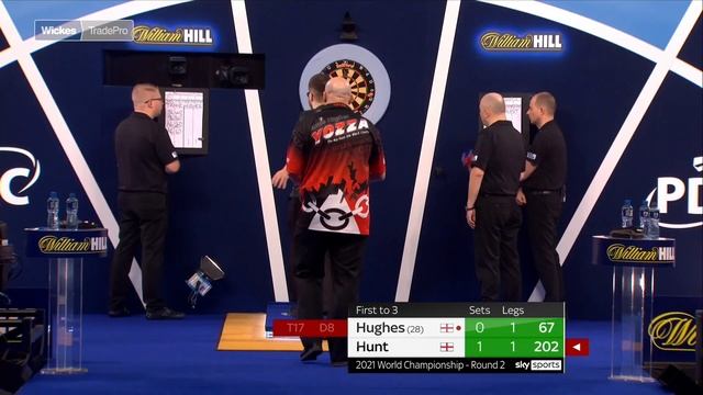 HIGHLIGHTS | Adam Hunt Vs Jamie Hughes | PDC World Darts Championship 2021 🎯