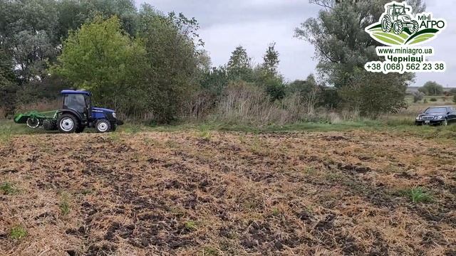 Супер трактор Ловол 504 в роботі з дископлугом 1,8 м