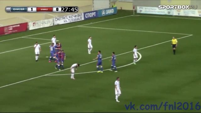 Енисей (Красноярск) 2:0 КАМАЗ (Набережные Челны) 22-й тур | 21.11.2015