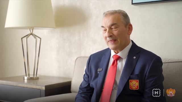 Президент Федерации хоккея России Владислав Третьяк в гостях у HENDERSON