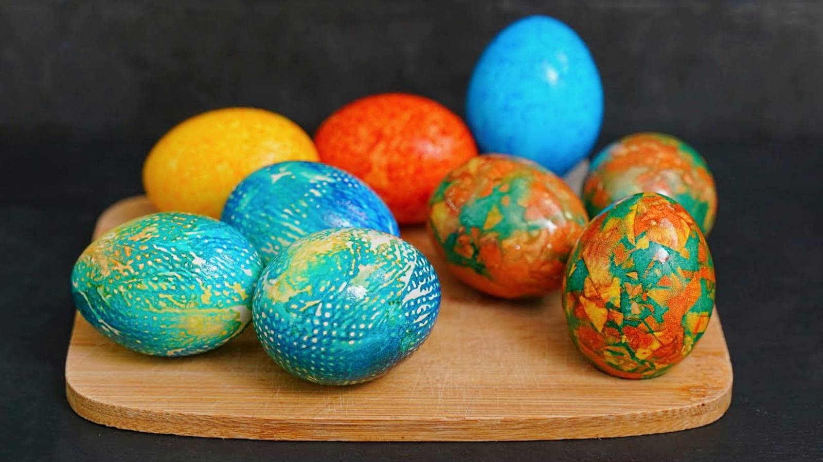 3 способа, как красиво покрасить яйца на Пасху 2025! Крашенки / мраморные яйца. Пасха 2025