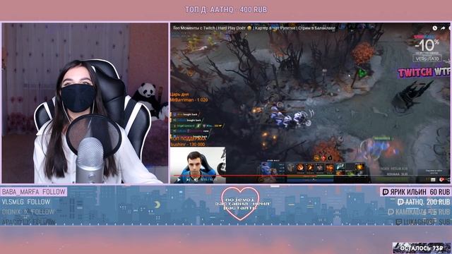 АРМЯНКА смотрит: Топ Моменты C Twitch | Hard Play Поёт 😂 | Картер в Чат Рулетке