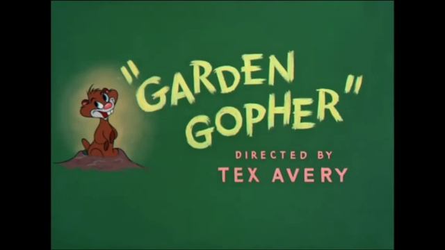 Garden Gopher Opening Titles 1950