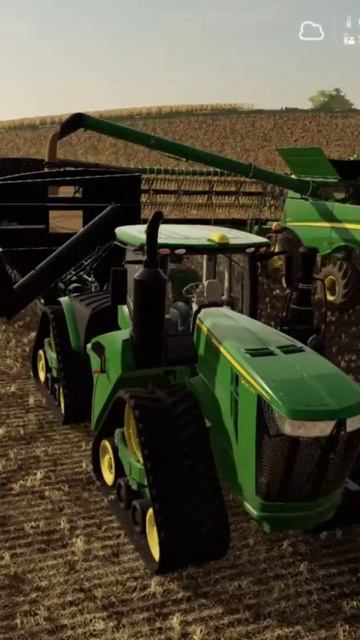 Harvesting Wheat - John Deer Equipment - Lone Oak Oregon  - Farming Simulator