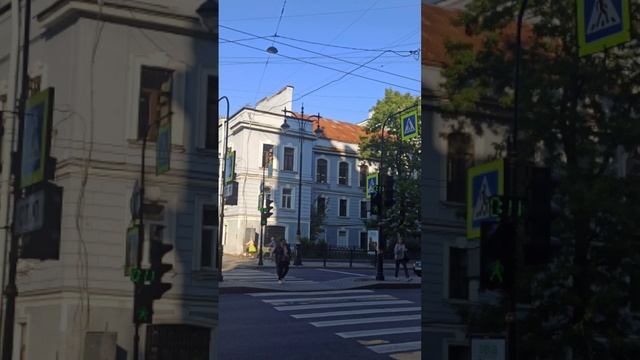 Прогулка по Петербургу. Художественная галерея #картина #красота #beautiful #природа #город
