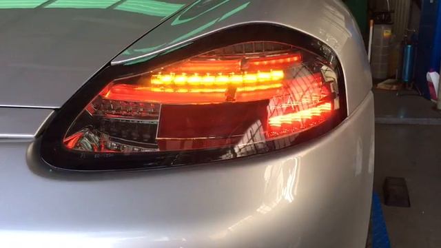 Porsche Boxster (986) 96-04 LED Rear Tail Lights With Dynamic Indicators (Sequential Blinkers)