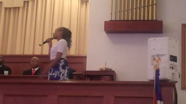 Daughter Sings At Mom's Funeral