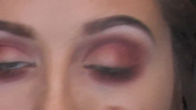 Burgundy Plum Smokey Eye