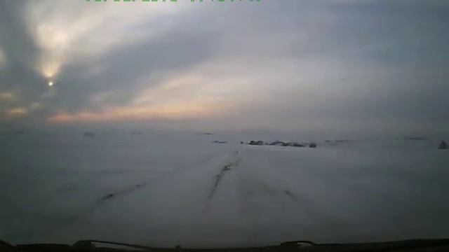 Трасса Змеиногорск Рубцовск снежные стены 2
