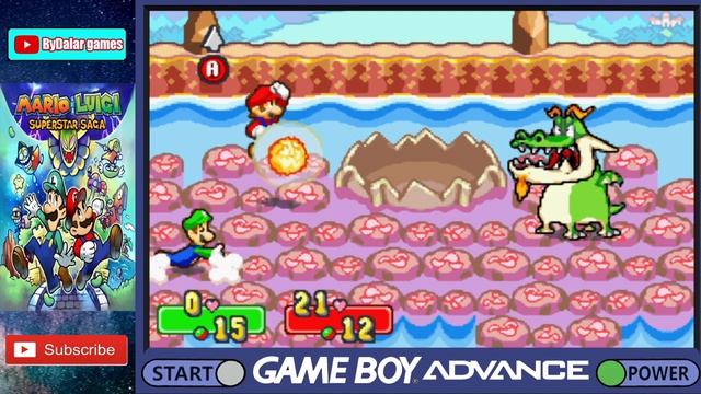 PELEA EN LA CIMA CONTRA UN DRAGON // MARIO & LUIGI: SUPERSTAR SAGA (GBA) // CAP. 5