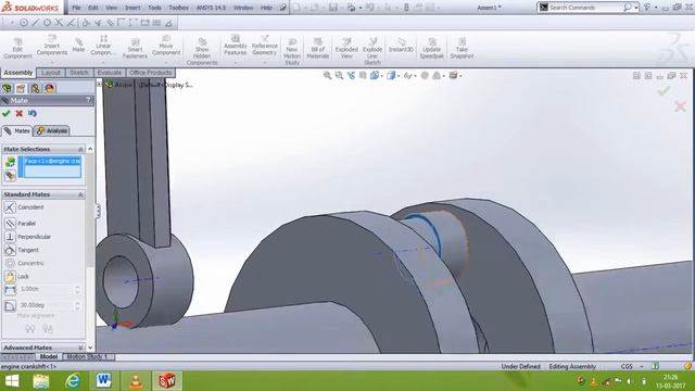 Solidworks Tutorial On Single Cylinder Engine Mechanism