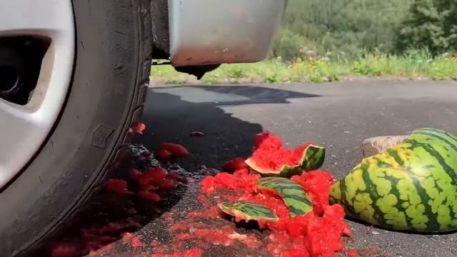 EXPERIMENT: MACARONS VS CAR - Crushing Crunchy & Soft Things By Car!