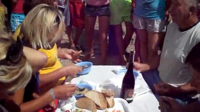 Уха в лагере Аист