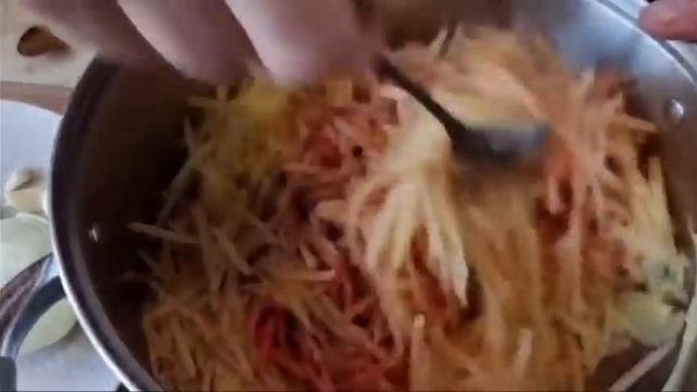 Очень вкусная картошка ПО-КОРЕЙСКИ  с мясом!