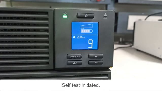 How to Initiate Self Test in UPS SRV5KRIL IN | Schneider Electric Support