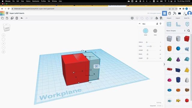 Webinar - TinkerCad 3D - 24 August 2023
