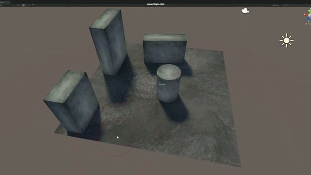 Mobile ES2 Vertex Paint Flow Map