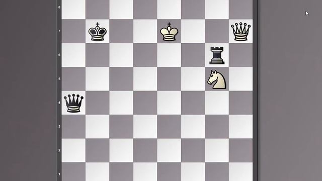 Очень красивая шахматная задача. Этюд Каспаряна