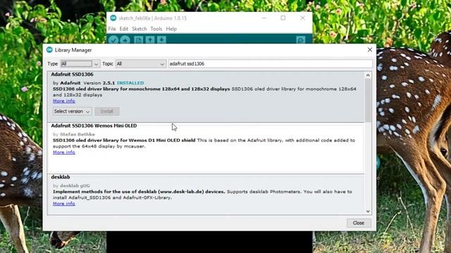 OLED (SSD1306) Display Interfacing With MCU ESP8266 ESP-01 Module