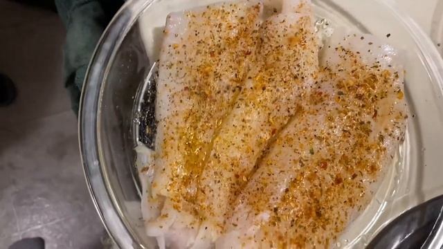 Oven Baked Cajun COD, Spaghetti Squash And Stem Broccoli
