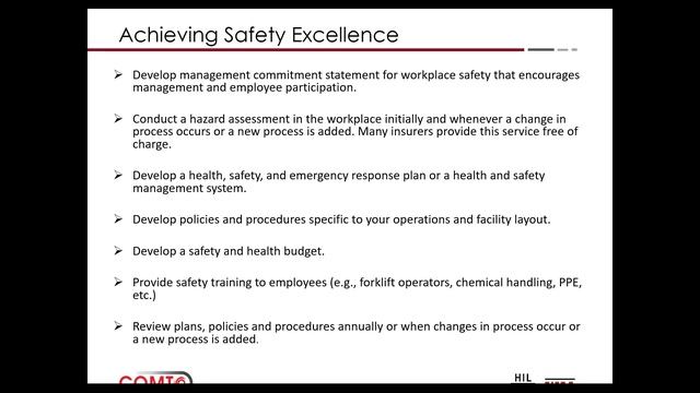 HUB Webinar Series: Small Business Toolbox Overview 2020 (Health And Safety)
