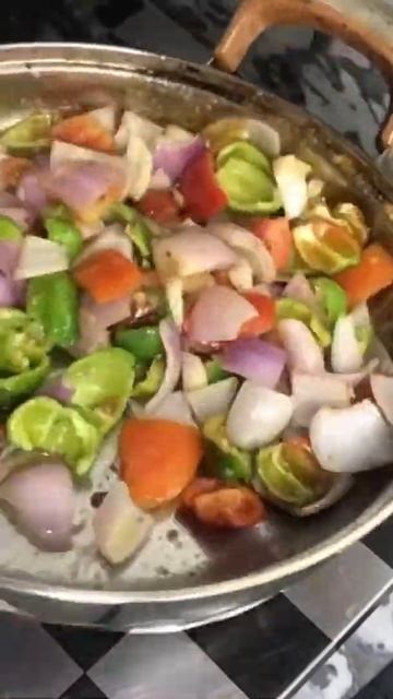 Mix Vegetables Fry In Pan