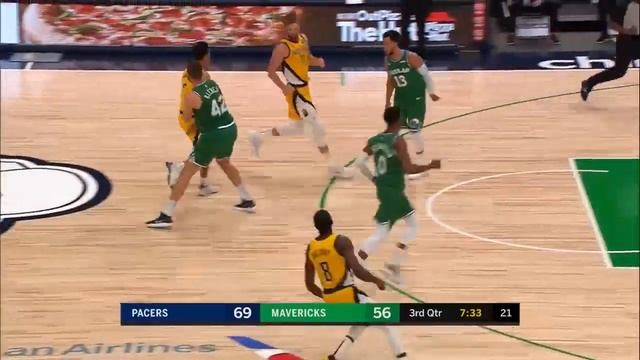 Myles Turner With 7 Blocks Vs  Dallas Mavericks . 😳💪 Indiana Pacers Vs Dallas Mavericks .