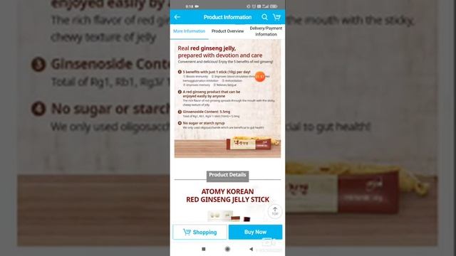 Product Red Ginseng Benefits (Tamil) / Atomy