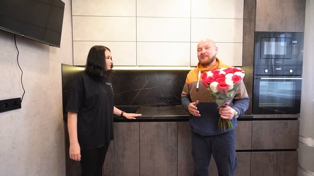 Небольшое интервью с заказчицей кухни от компании 