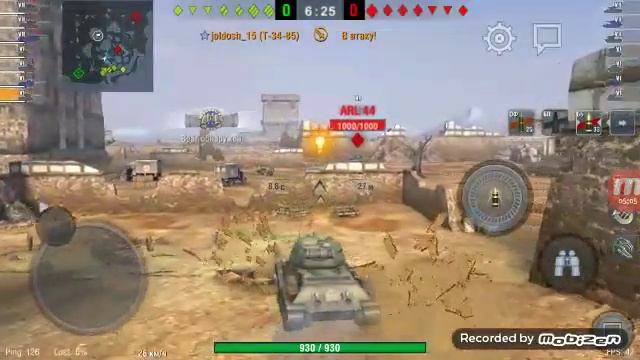 World Of Blitz Бой на КВ2