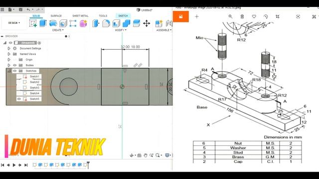 Fusion 360 Tutorial Indonesia Latihan 31 Beginners