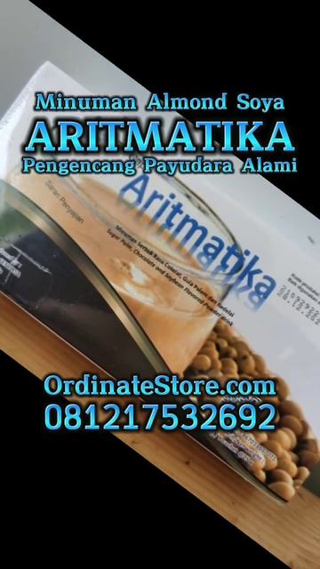 Makanan Pengencang Payudara Minuman ARITMATIKA SOYA ALMOND, WA 081217532692, OrdinateStore.com