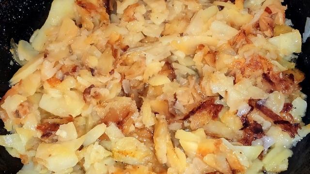 Жареный картофель за секунды