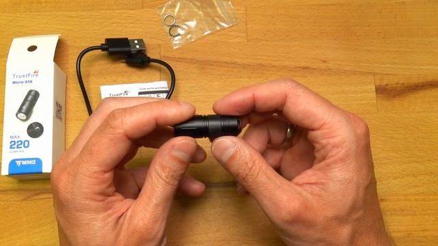 TrustFire Mini2 - Review  Beamshots - LED Taschenlampe Schlüssellampe
