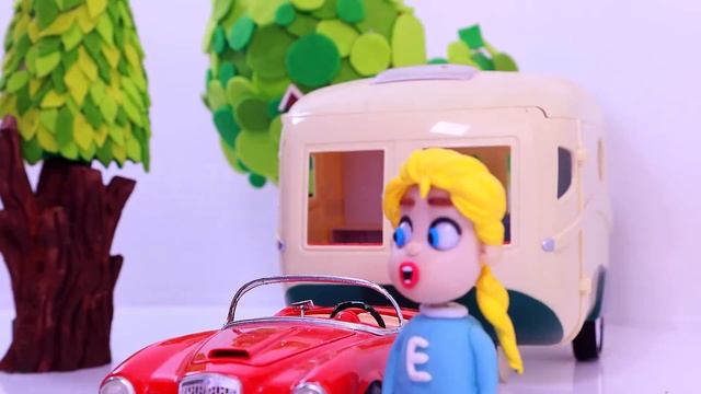 DibusYmas Princess Lola Cake And Soccer Ball 💕Superhero Play Doh Stop Motion Videos For Kids