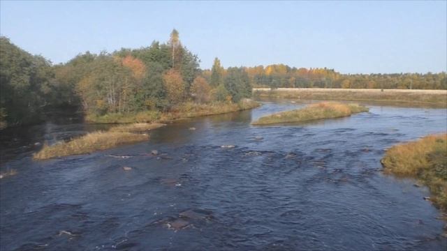 Река Ивинка. Осень.