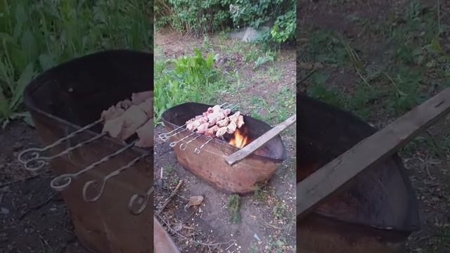 Отдых в саду с мамой))) я уехала на 2-3 дня))