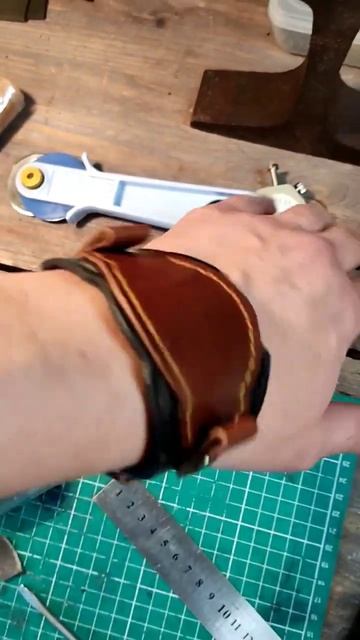 ремешок для часов из натуральной кожи, ручная работа. #leather #handmade #shorts
