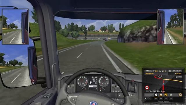 Euro Truck Simulator 2 Dry Milk Gameplay...