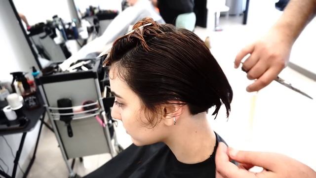 SUMMER HAIRCUT - LONG TO SHORT - SHE LOOKS SO PRETTY