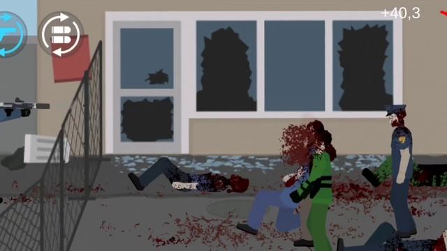 2#играю в Flat Zombies Defense Cleaned!