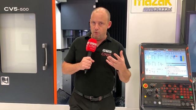 New CV5-500 From MAZAK - We Filmed It Cutting Today